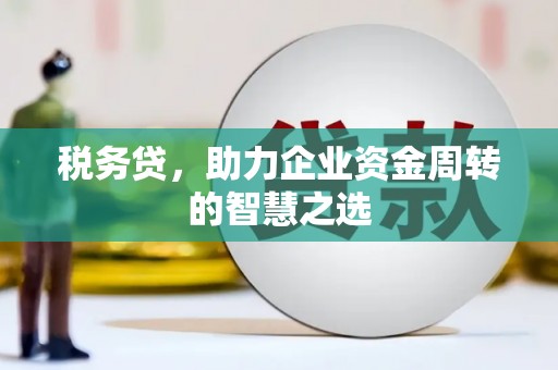 绛县税务贷，助力企业资金周转的智慧之选