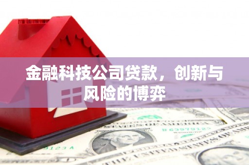 绛县金融科技公司贷款，创新与风险的博弈