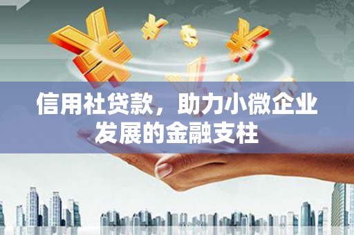 绛县信用社贷款，助力小微企业发展的金融支柱