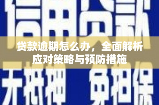 绛县贷款逾期怎么办，全面解析应对策略与预防措施
