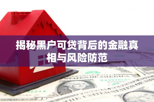 绛县揭秘黑户可贷背后的金融真相与风险防范