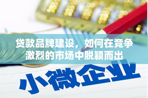 绛县贷款品牌建设，如何在竞争激烈的市场中脱颖而出