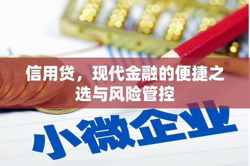 绛县信用贷，现代金融的便捷之选与风险管控