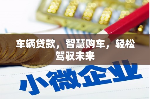 绛县车辆贷款，智慧购车，轻松驾驭未来