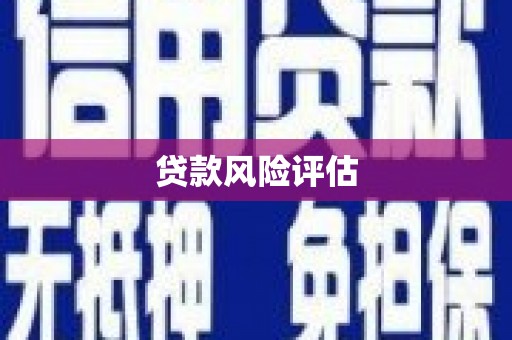 绛县贷款风险评估