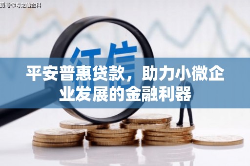 绛县平安普惠贷款，助力小微企业发展的金融利器