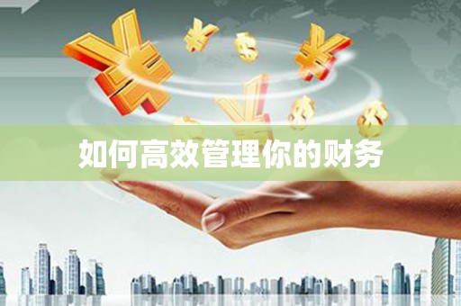 绛县如何高效管理你的财务